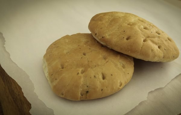 Herb Focaccia Round 5?, Unsliced