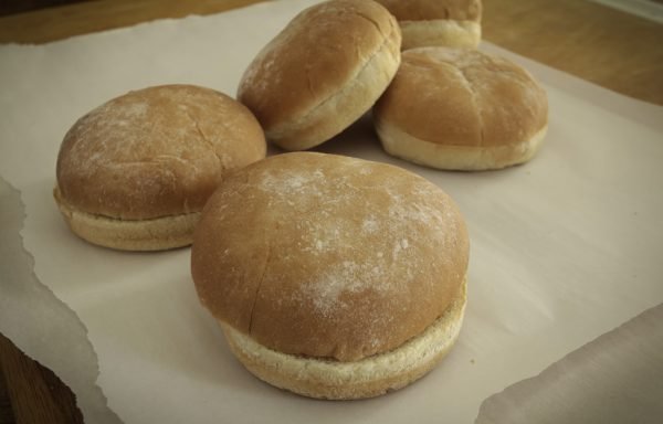 Potato Hamburger Bun Large, Sliced
